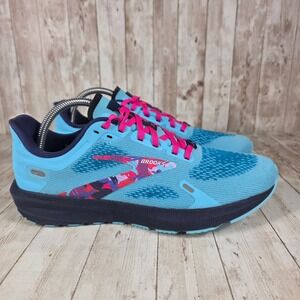 Brooks Launch 9 Women's Running Shoes Blue Pink Athletic Sneakers Size 9.5